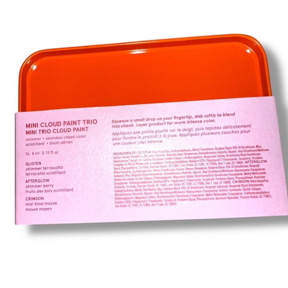 Glossier Mini Cloud Paint Trio in Shimmer Terracotta and Mauve NIB - Picture 2 of 5